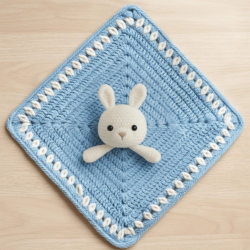Bunny baby blanket